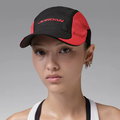 Jordan Fly Unstructured Cap - Black/University Red