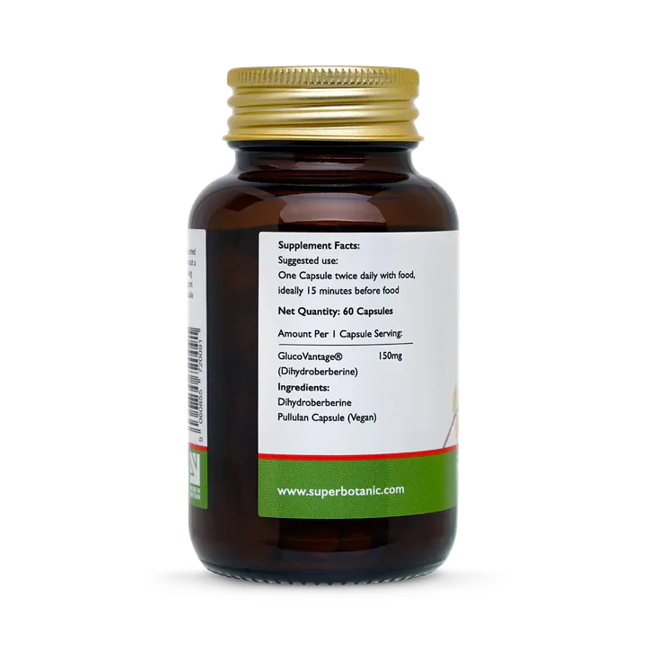 SUPER BOTANIC Berberine Advance- 60 Capsules, additional product view 2