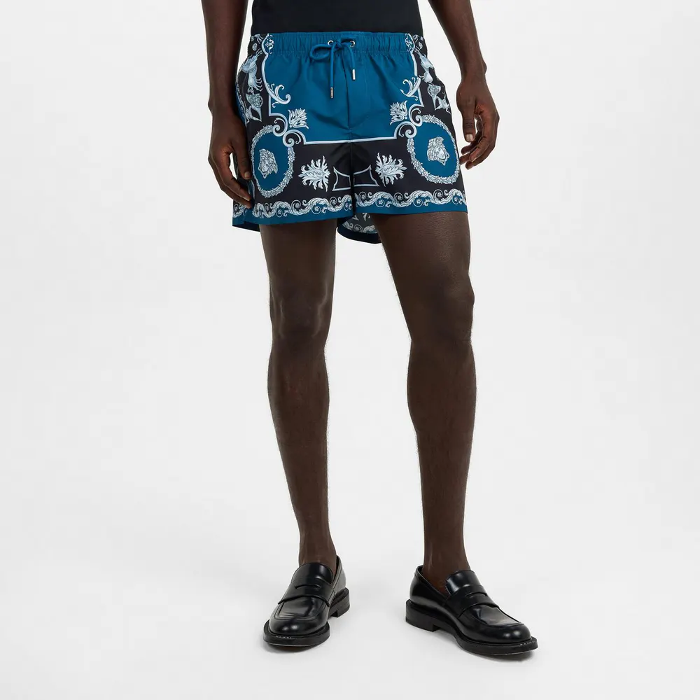 Versace Men's BaroqSwShort Swim Shorts detail 3