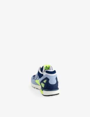 ADIDAS ZX 8000 Mesh And Suede Trainers - EUR 43.5 / 9.5 UK MEN in DARK BLUE WHITE SOL, additional product view 3