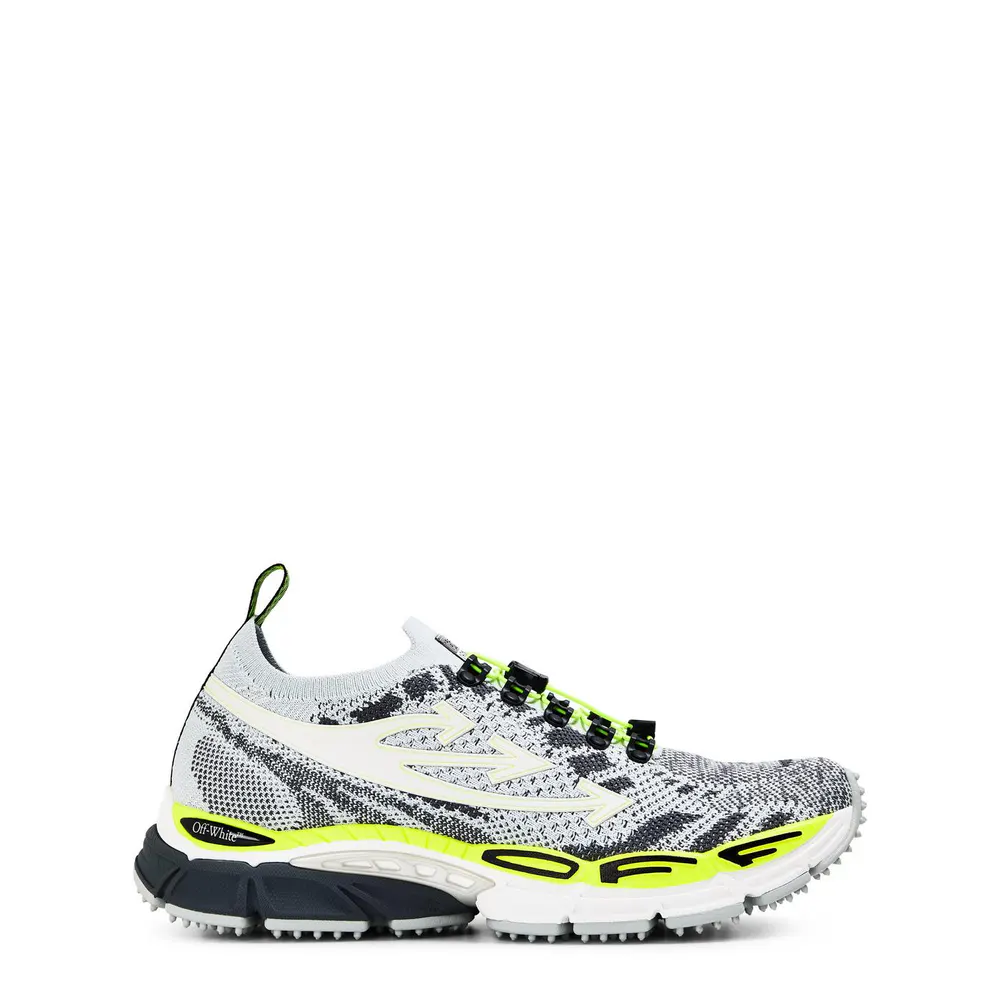Off White Men's Trainers in Grey/Yello – Footwear