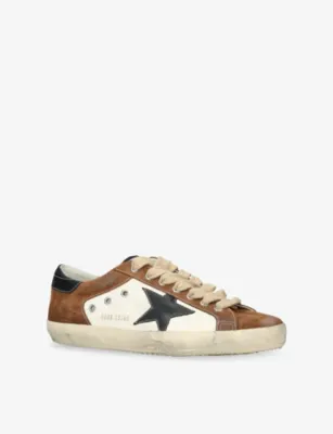 GOLDEN GOOSE Superstar 81945 leather trainers - EUR 42 / 8 UK MEN in BROWN/OTH, additional product view 3