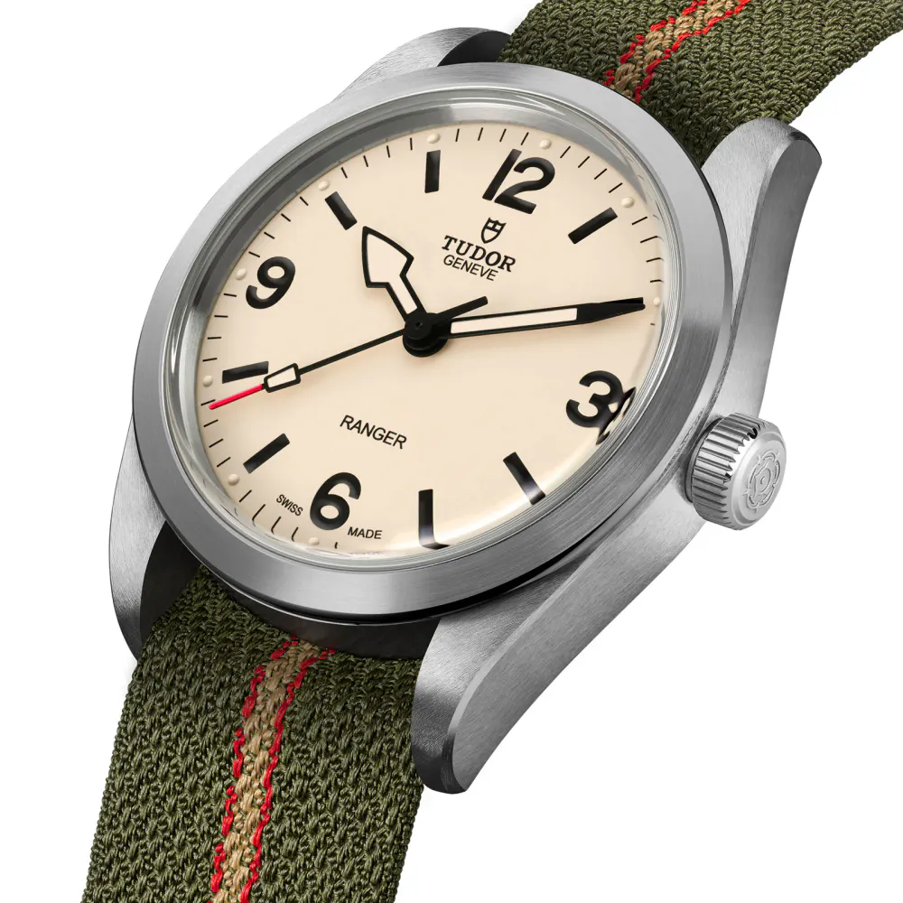 Tudor Ranger 36mm Steel Case Beige Dial detail 2