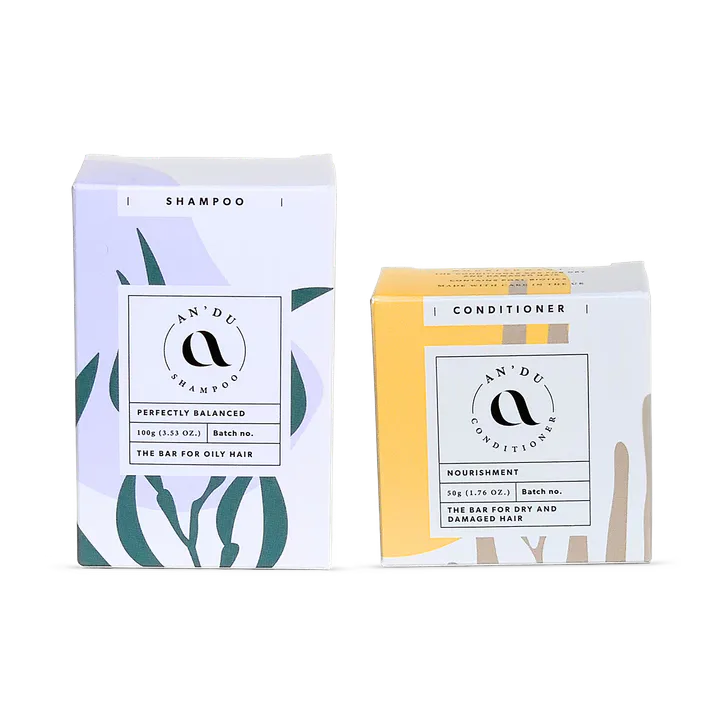 An'du Combination Hair - Shampoo and Conditioner Bundle 150g