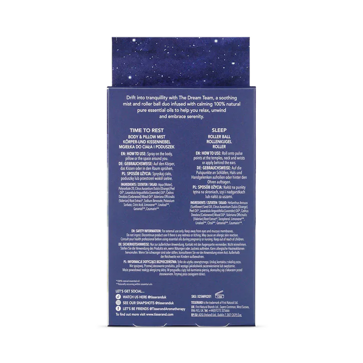 Tisserand Aromatherapy The Dream Team 1 Each detail 2