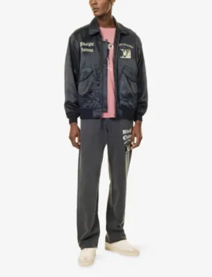 DUKE & DEXTER Raise Hell Embroidered Woven Bomber detail 2