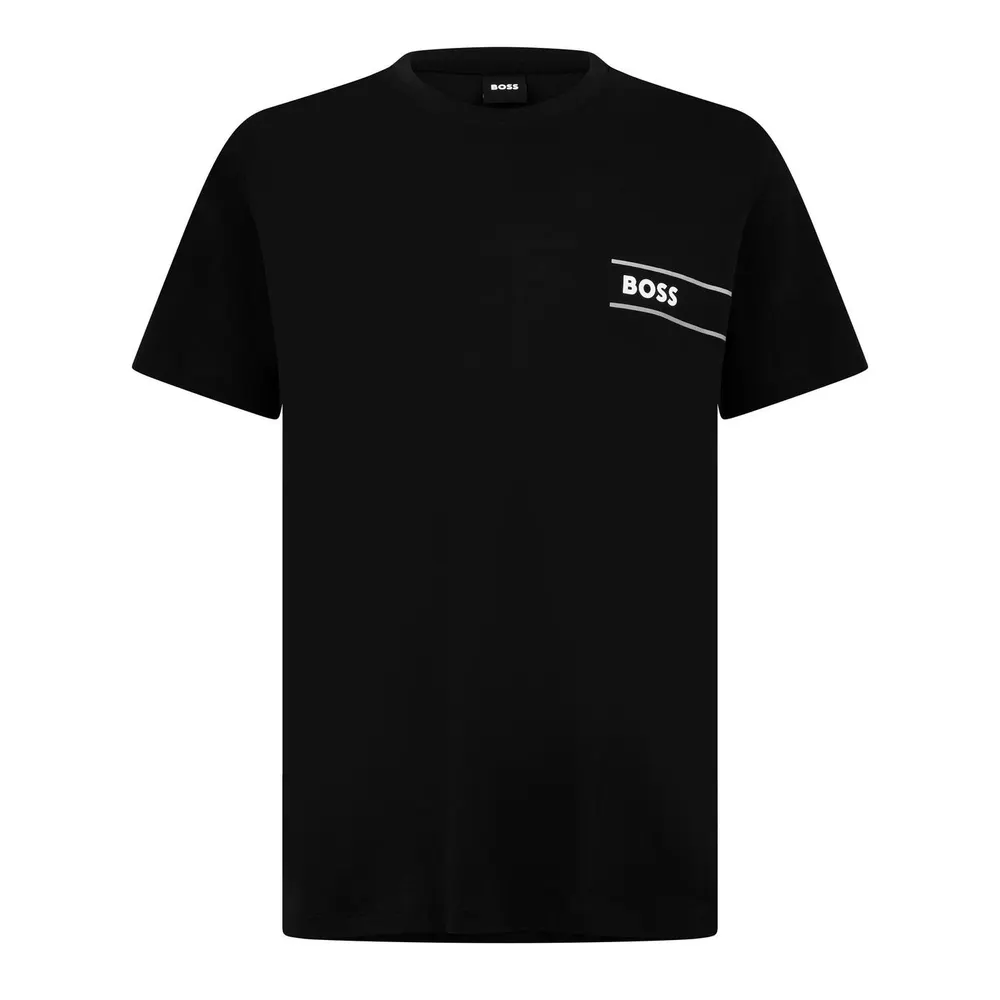 Boss Men's HBW Logo T-Shirt in Black 002 – Clothing