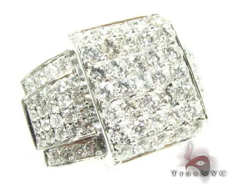 RINA - For Him FACTORY Battlefield Ring 11255 in White Gold / 8 – Ring