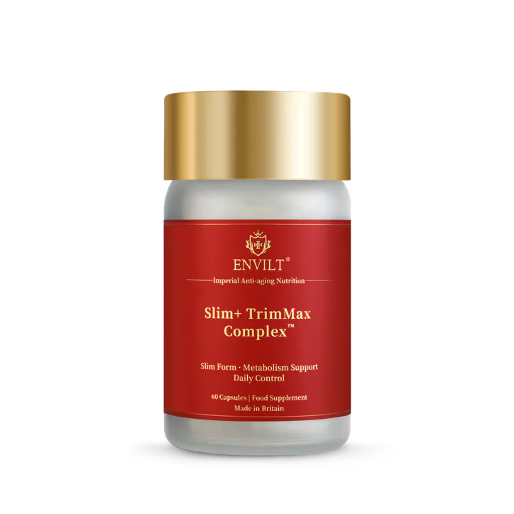 Envilt Slim+ TrimMax Complex™ with Glucomannan, Apple Pectin & Ashwagandha – Metabolism Support 60 Capsules
