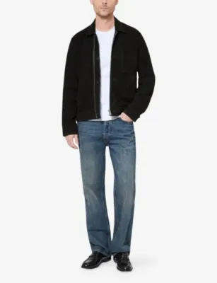 THE KOOPLES Collared Zip-Up Leather Jacket detail 2