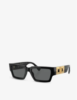 VERSACE VE4459 rectangular-frame acetate sunglasses detail 2
