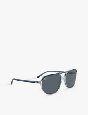 RAY-BAN RB2205 Bill One irregular-frame acetate sunglasses detail 2