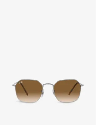 RAY-BAN RB3694 Jim hexagonal-frame metal sunglasses