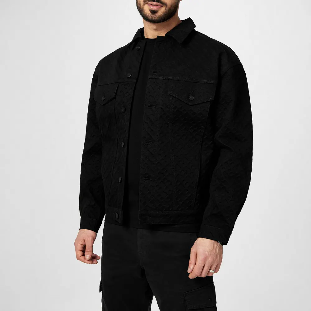 Boss Men's London1 Black Overshirt detail 3