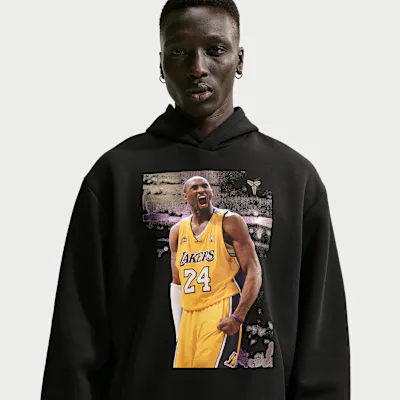 Nike Kobe Men's Dri-FIT Fleece Pullover Basketball Hoodie - Black/Black in Black/Black – Nike men's and unisex