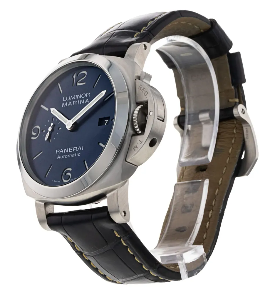 Panerai Luminor Marina PAM01313 — 2021 — Excellent in Blue Quarter Arabic, additional product view 2
