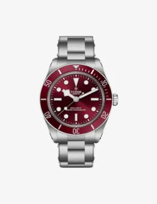 TUDOR Black Bay 58 Stainless-Steel Automatic Watch 39mm in BURGUNDY – Jewellery & Watches | Mens luxury watches