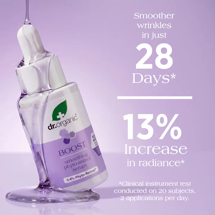 Dr Organic Boost Smoothing Phyto-retinol Serum 30 ml detail 2