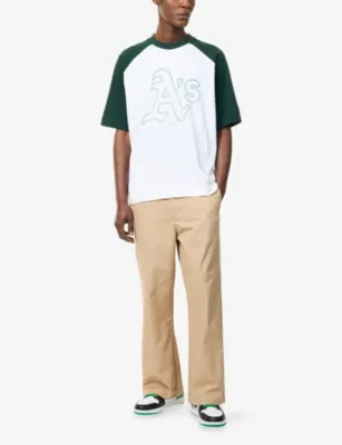 NEW ERA Athletics MLB Logo-Embroidered Cotton Chinos detail 2