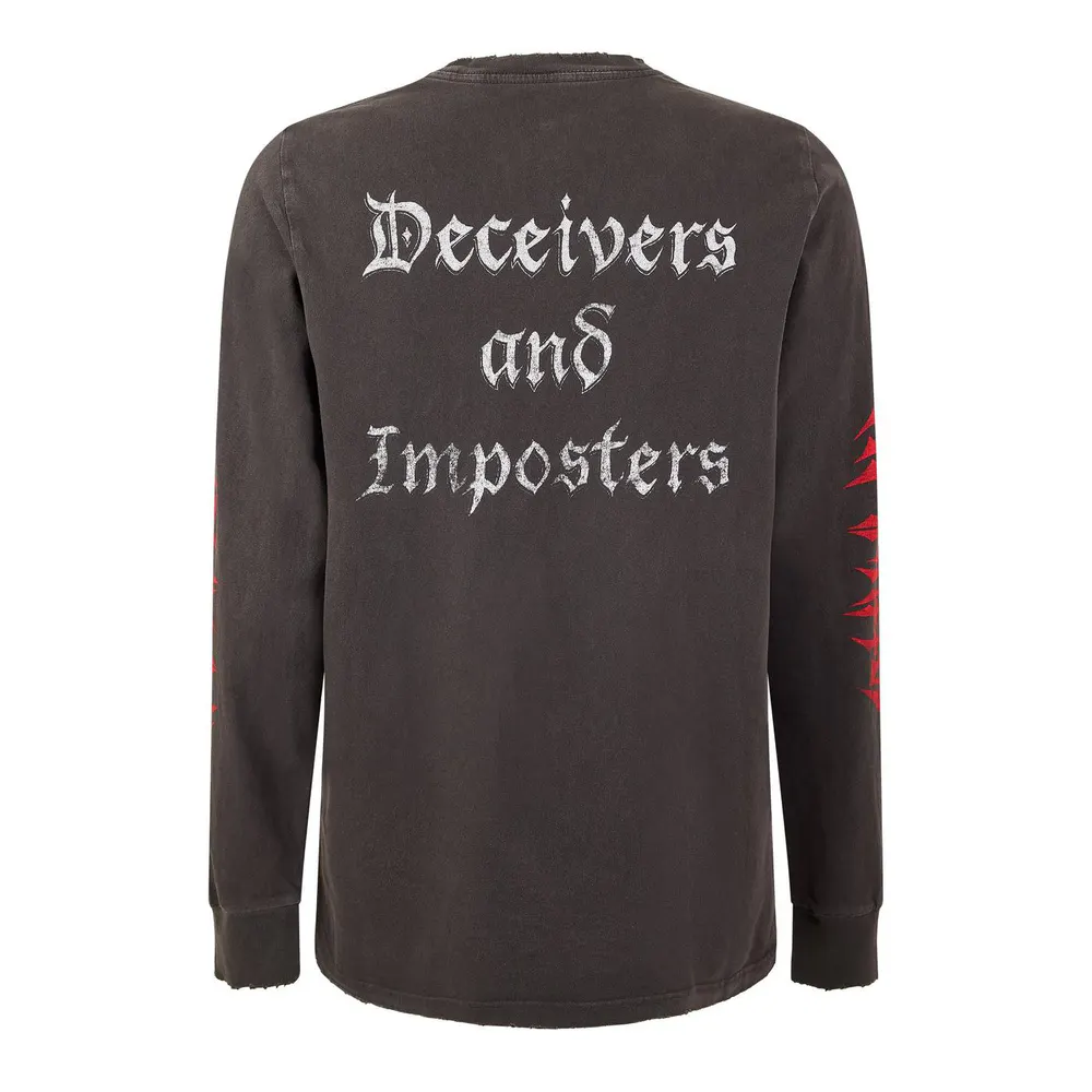 Gallery Dept Men's Long Sleeve T-Shirt in Vintage Black, additional product view 2