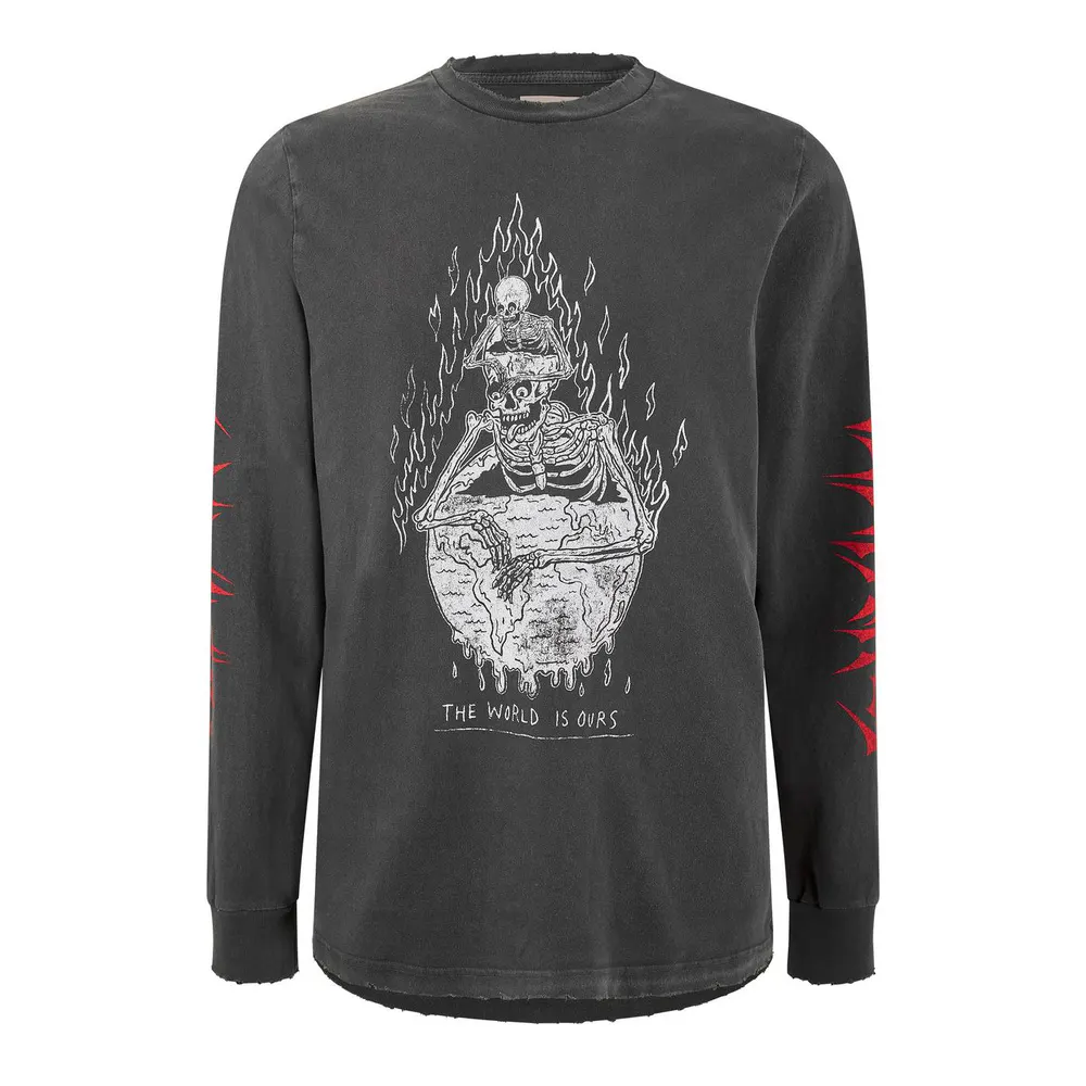Gallery Dept Men's Long Sleeve T-Shirt in Vintage Black – Clothing