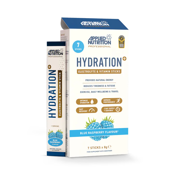 Applied Nutrition Hydration+ Sticks Blue Raspberry 7 Sachets