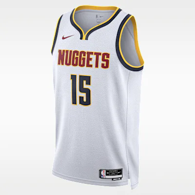 Nike Denver Nuggets Association Edition Men's Nike Dri-FIT NBA Swingman Jersey - White