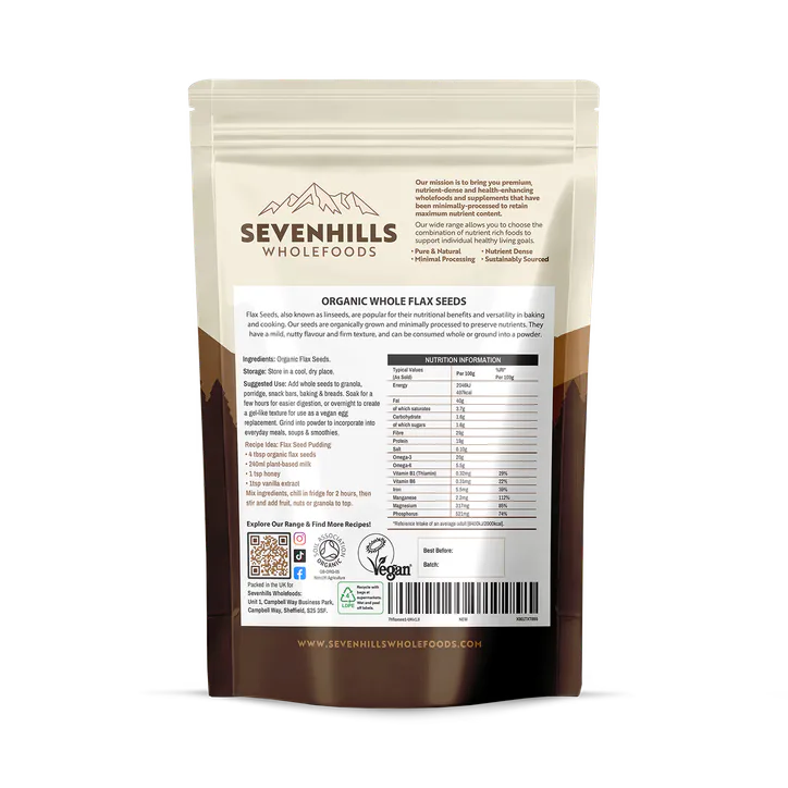 Sevenhills Wholefoods Organic Psyllium Husks 400g, additional product view 2