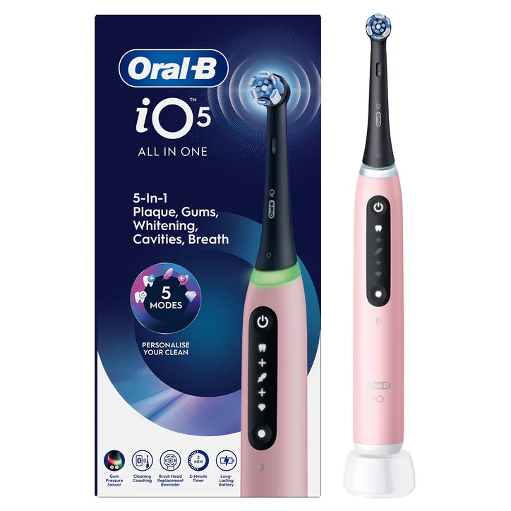 ORAL-B iO 5 Black Electric Toothbrush detail 2