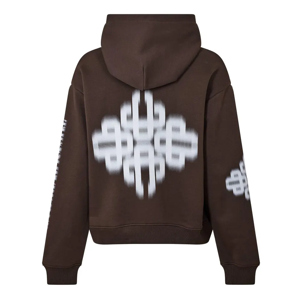 The Couture Club Men's Blurred Zip Hoodie detail 2