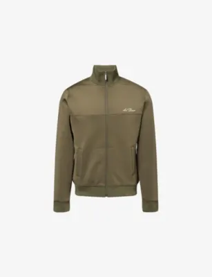 LES DEUX Signature Brand-Embroidered Woven Track Jacket