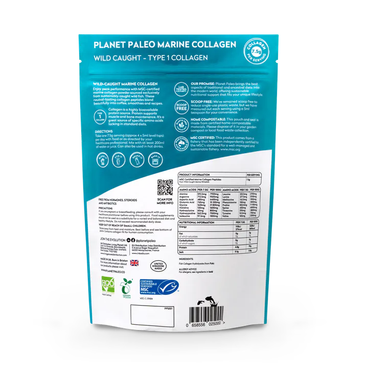 Planet Paleo Marine Collagen 225G detail 2