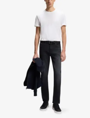 BOSS Delaware Slim-Fit Stretch-Denim Jeans - 29/34 detail 2