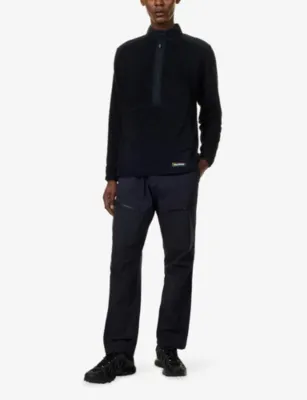 SALOMON Thernova Half-Zip Fleece Jacket in DEEP BLACK, additional product view 2