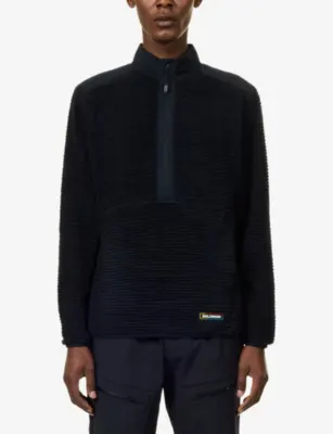 SALOMON Thernova Half-Zip Fleece Jacket in DEEP BLACK, additional product view 3