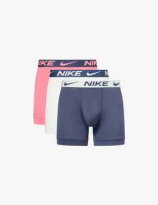 For Him Essential Micro Pack of Three Jersey Boxer Briefs - Blk Orngbrgndyashltmgnta in Brlygrn/thndrblu/hyprpnk – Mens | Underwear & socks | Underwear | Multi Packs