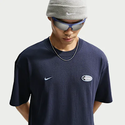 Nike Sportswear Men's T-Shirt - Obsidian/Psychic Blue