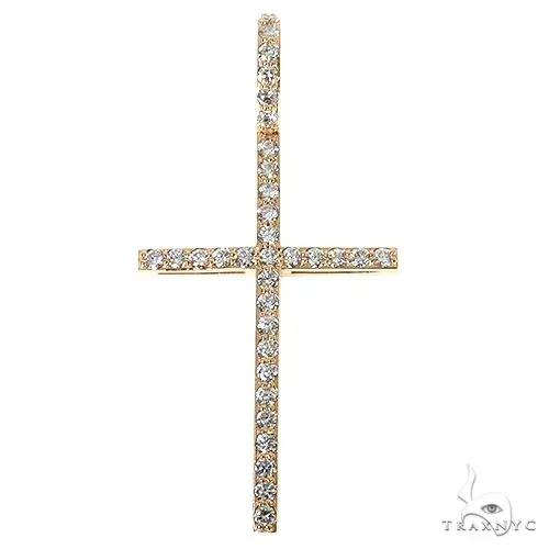 RINA - For Him FACTORY Diamond Cross Pendant 67365 in Rose Gold – Pendant