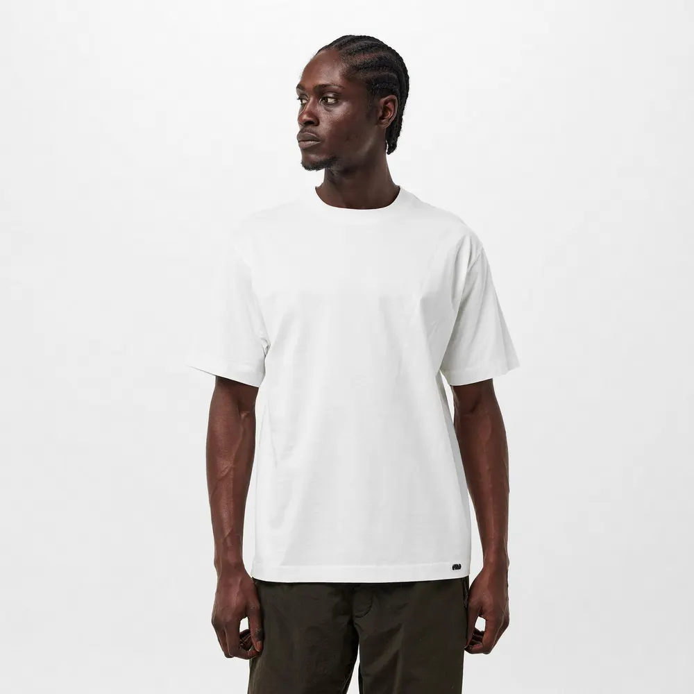Massimo Osti Studio Men's T-Shirt in Gauze Wht 103, additional product view 3