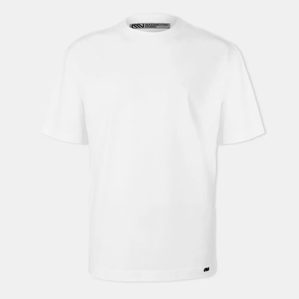 Massimo Osti Studio Men's T-Shirt in Gauze Wht 103 – Clothing