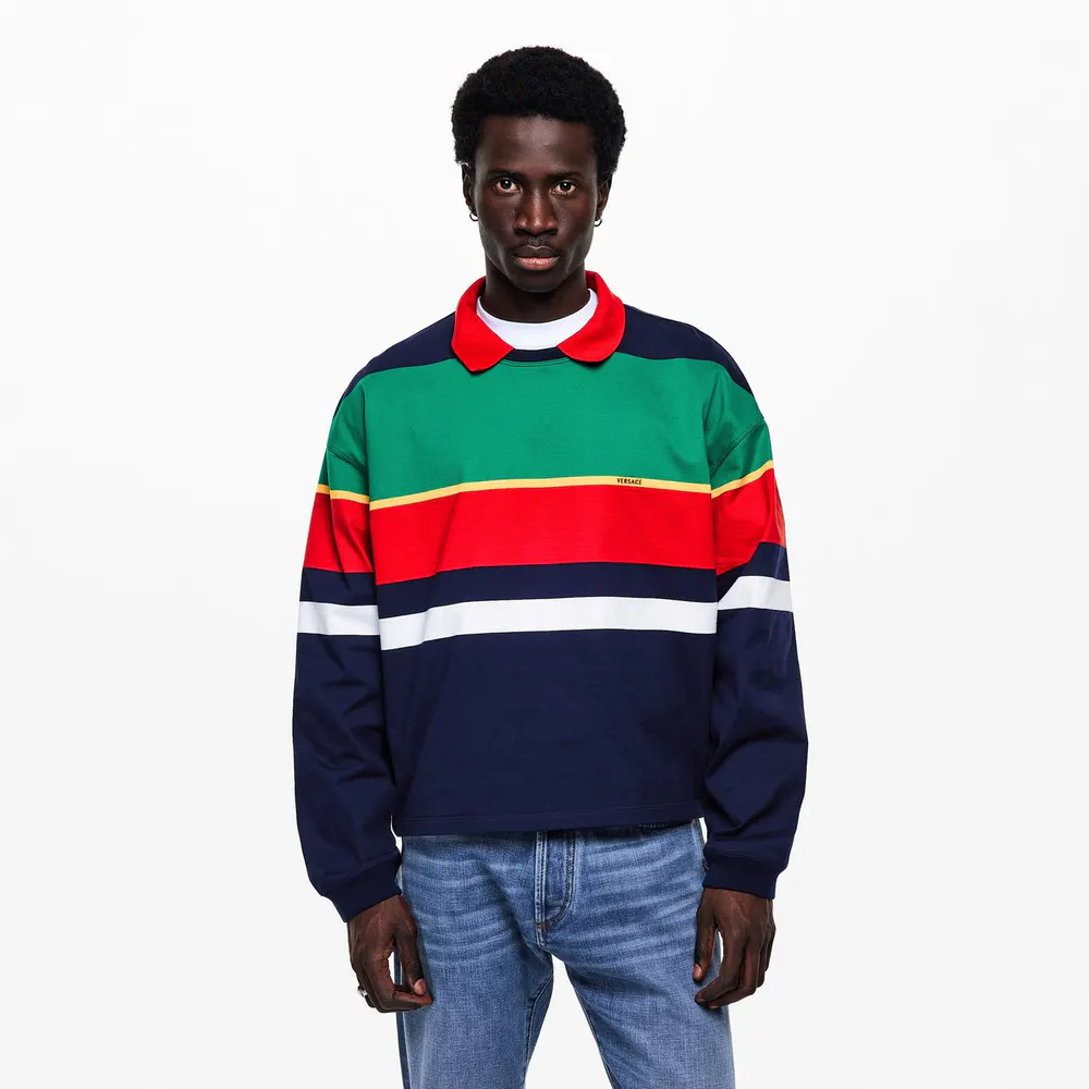 Versace Men's Crew Sweatshirt detail 3