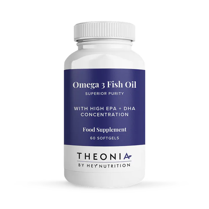 Theonia Omega 3 Fish Oil with High EPA & DHA Concentration 60 Softgels