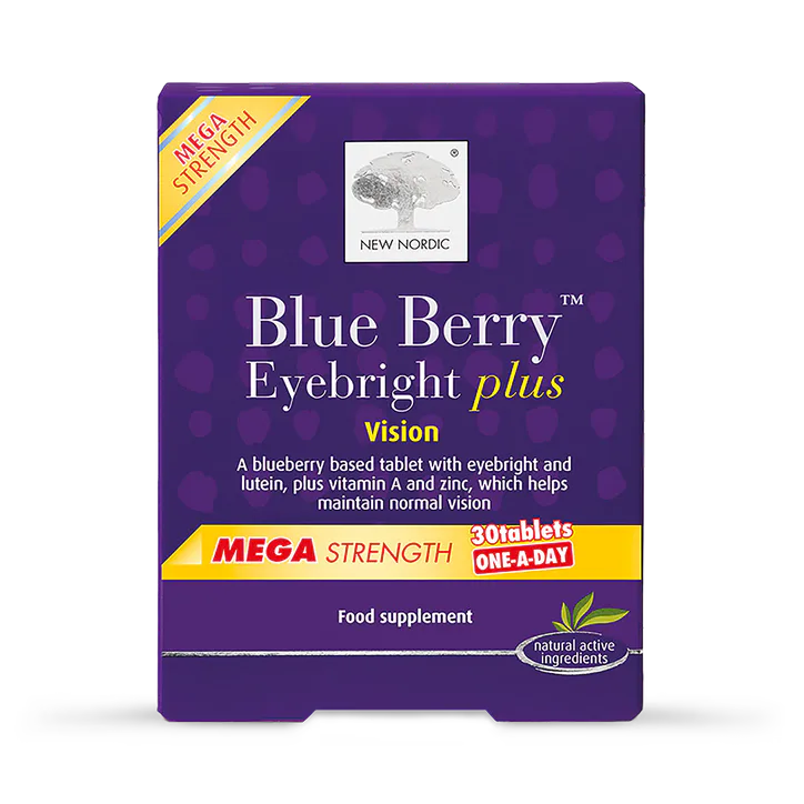 New Nordic BlueBerry Eyebright Plus One-a-Day 30 Tablets