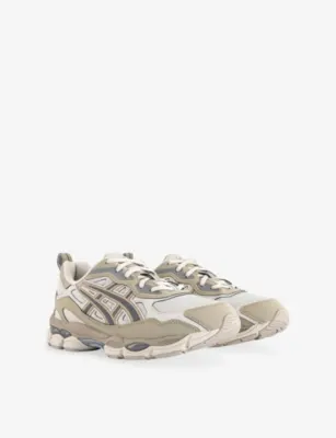 ASICS Gel-NYC Woven Trainers - 6 in SMOKE GREY WOOL, additional product view 3