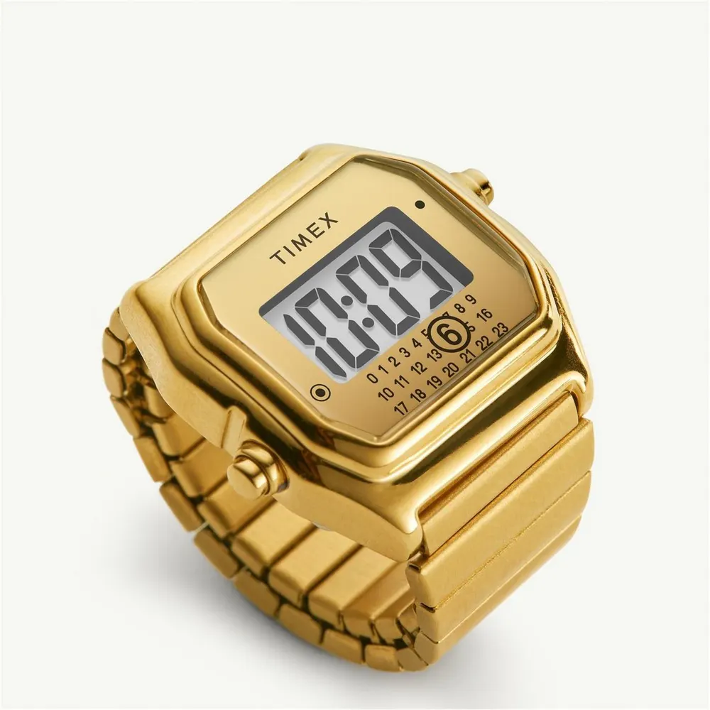 Timex x MM6 T80 20mm Ring Watch in Gold Tone, additional product view 3