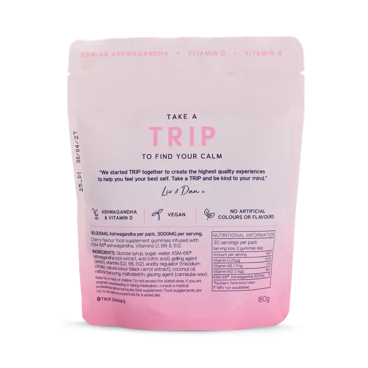 TRIP Ashwagandha Gummies 3000mg 60 Gummies detail 2