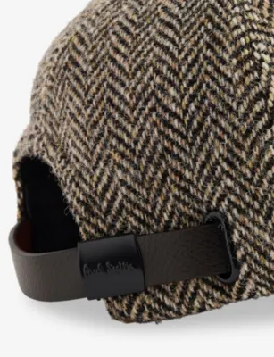 PAUL SMITH Harris Tweed Baseball Cap detail 2