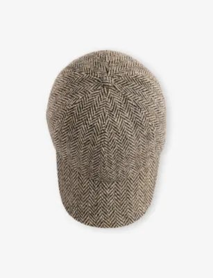 PAUL SMITH Harris Tweed Baseball Cap detail 3