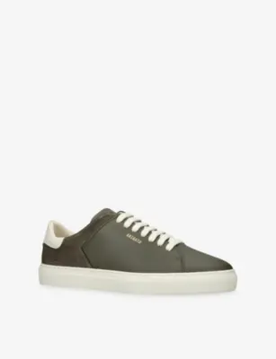 AXEL ARIGATO Clean 90 Split Leather Trainers - EUR 40.5 / 6.5 UK MEN in KHAKI, additional product view 3