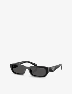 PRADA PR B06S Rectangle-Frame Acetate Sunglasses detail 2